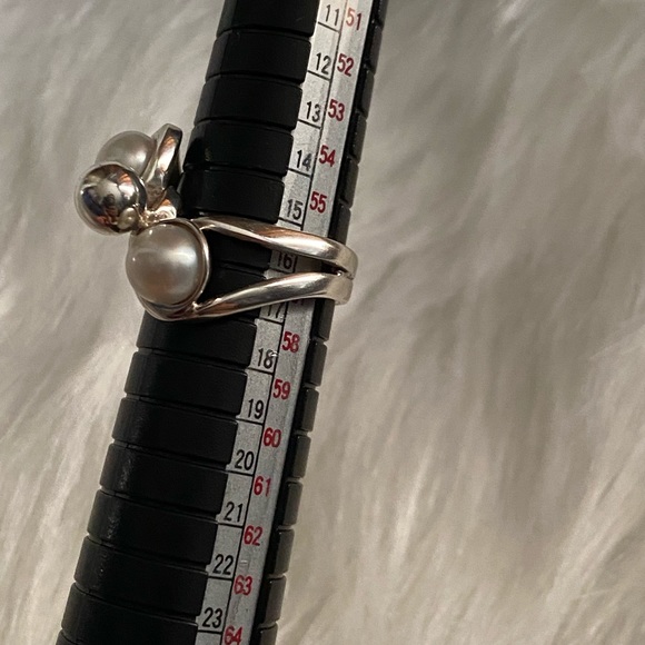 Silver 925 with pearls size 8 - Picture 4 of 7